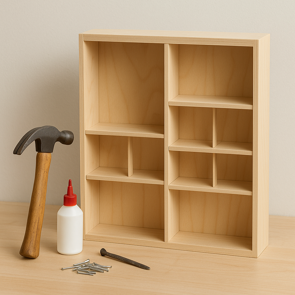Stap 3 DIY: Wandspiegel met Opbergruimte Wandspiegel met Opbergruimte stap 3