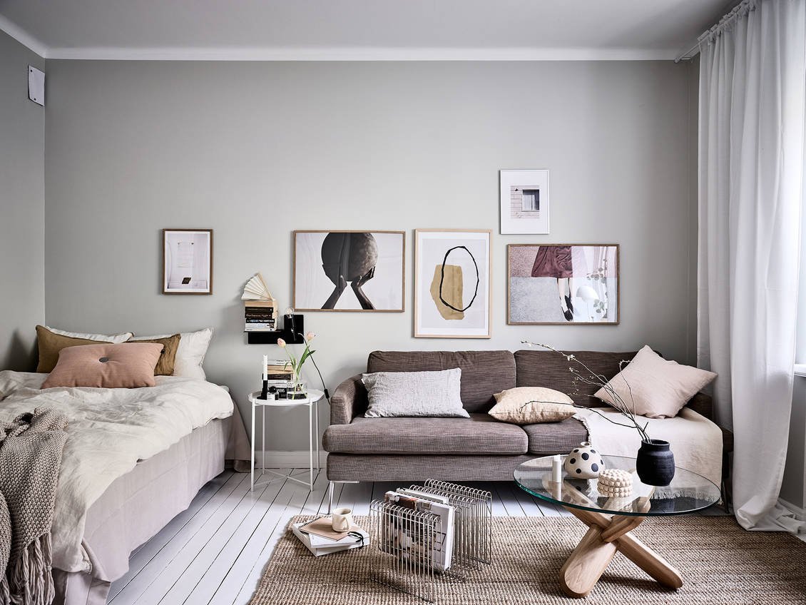 studio-apartment- scandinavisch stijl