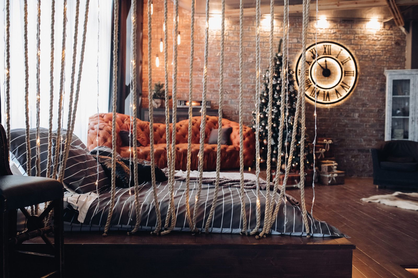 Industrieel interieur omslag foto