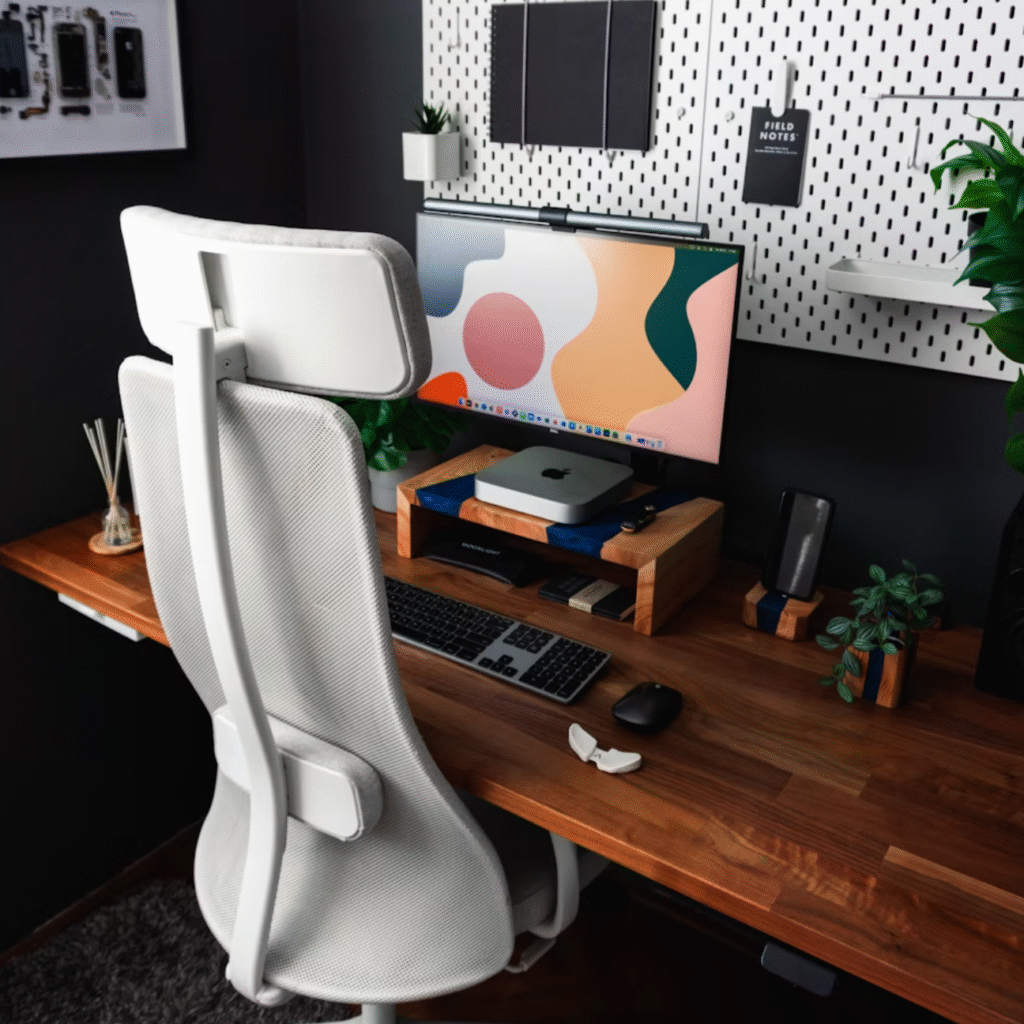 Thuiswerkplek in een kleine woning