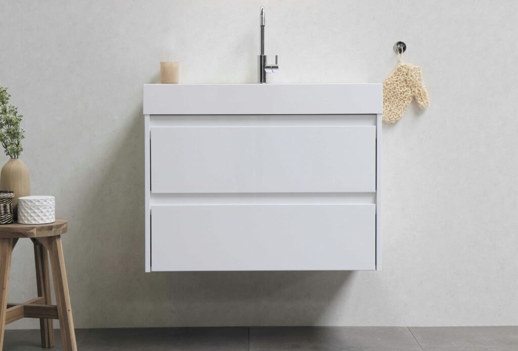 Zwevende kasten : badkamer Zwevende kasten : badkamer