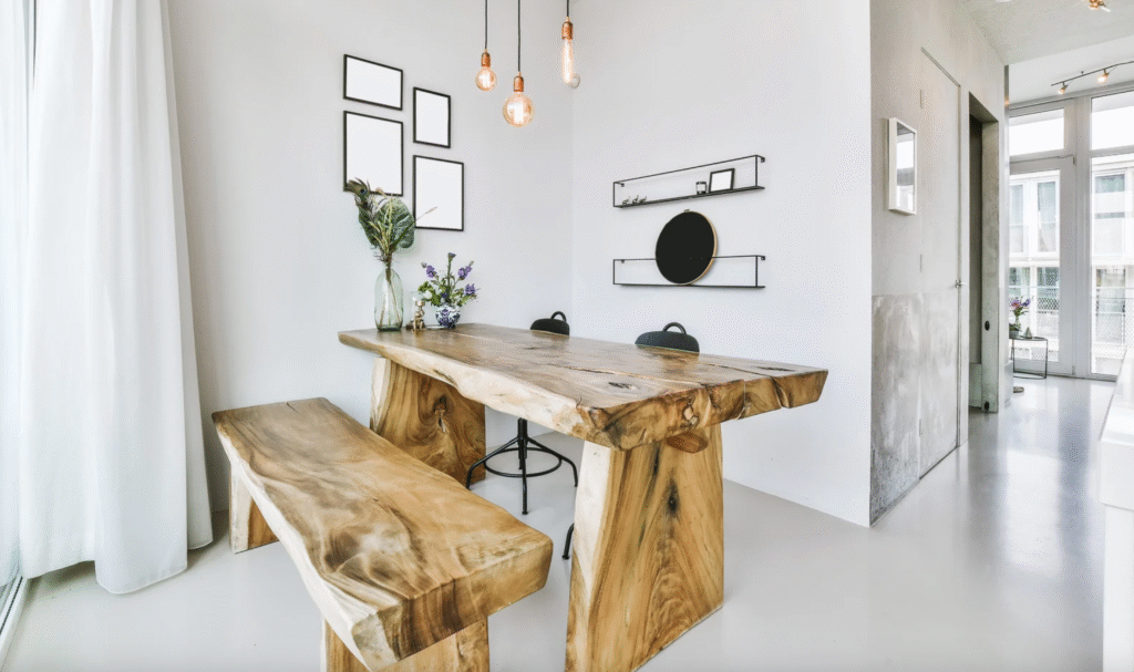 Witte eetkamer | white dining